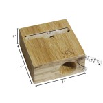 Bamboo mobile phone amplifier